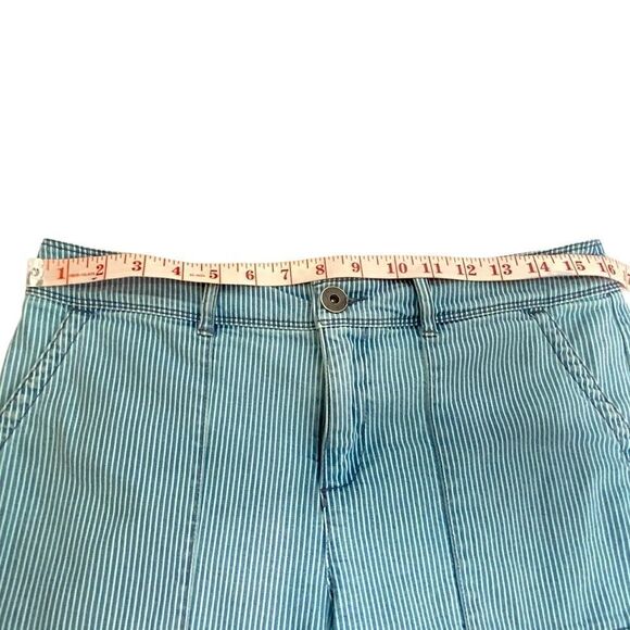 TOMMY BAHAMA Denim Striped Long Line 4 Pocket Shorts Sz 4 - Picture 6 of 9